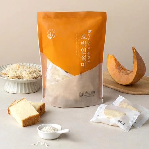 Changeok Tteok Pumpkin Injeolmi