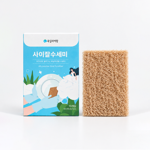 Natural Sisal Scrubber